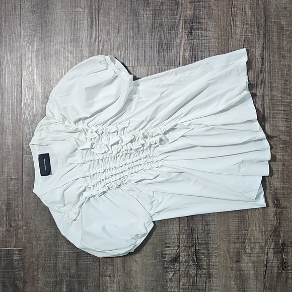 Simone Rocha - White Ruched Top - Picture 2 of 8